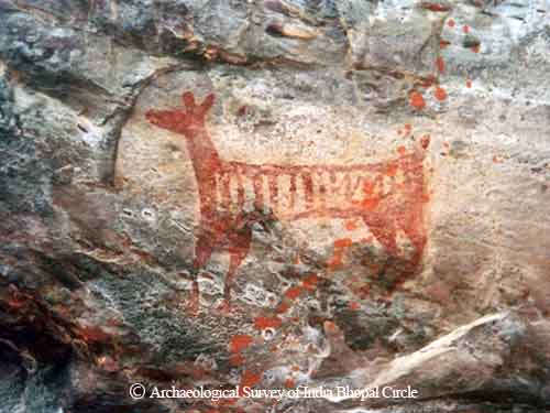  Painted rock shelters, two Buddhist stupas and other remains
