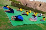  International Yoga Day - 2018 at Badal Mahal, Chanderi, Ashoknagar