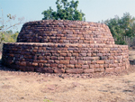 Stupas and other remains at Satdhara

 4